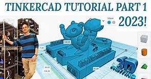 Tinkercad Tutorial Part 1 - Interface, Movement, Settings and Grid