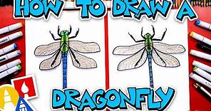 How To Draw A Realistic Dragonfly