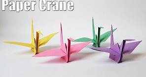 How to make a Paper Crane | Easy | Tutorial