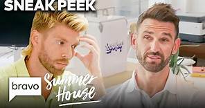 Carl Radke Confronts Kyle Cooke Over His Role at Loverboy | Summer House Sneak Peek (S7 E4) | Bravo