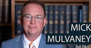 Mick Mulvaney - Former White House Chief of Staff | Full Q&A at The Oxford Union