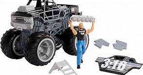 WWE Vehicle Wrekkin Stone Cold Crusher Monster Truck with Stone Cold Steve Austin Action Figure