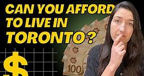 The Cost of Living in Toronto Canada