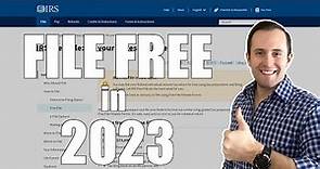 How to File Taxes for Free 2023 | IRS Free File