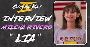 Cobra Kai Season 4 Interview | Milena Rivero (Lia)