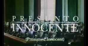"Presunto innocente" (Presumed Innocent 1990) con Harrison Ford - Titoli in Italiano (rari)