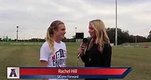 Women's Soccer Championship Interview with UConn Forward Rachel Hill