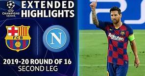 Barcelona vs. Napoli | Champions League Round of 16 Highlights | UCL on CBS Sports