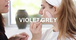 How To Use A Rose Quartz Face Roller with Angela Caglia | VIOLET GREY