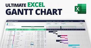 How to create Ultimate Excel Gantt Chart for Project Management (with Smart Dependency Engine)