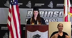 Thomas R. Robinson High School: Virtual Graduation Ceremony (includes ASL interpretation)