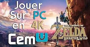 JOUER à Zelda Breath Of The Wild SUR PC EN 4K : C'est possible ! Tuto Démonstration avec CEMU [Live]