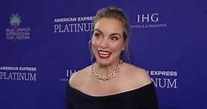 Nina Hoss Interviewed on the red carpet at Palm Springs Fest
