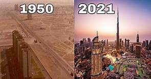 Dubai evolution | dubai 1950 to 2022 Time lapse