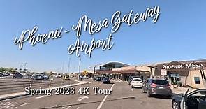 Driving in Arizona | 4k Phoenix- Mesa Gateway Airport Tour Spring 2023