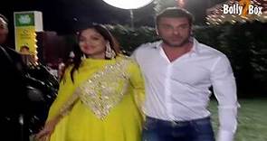 Sohail Khan With Sister Alvira Khan Agnihotri At Ronnie Screwvala's Daughter's Wedding Reception