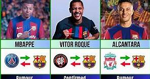 🚨 BARCELONA FC LATEST CONFIRMED TRANSFER & RUMORS WINTER 2024 • VITOR ROQUE ☑️ KYLIAN MBAPPE 🔥