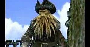 Davy Jones in the Pirates of the Caribbean 3 Video Game