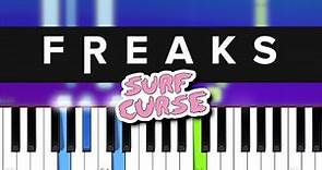 Surf Curse - Freaks (Piano tutorial)