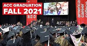 ACC Graduation Fall 2021