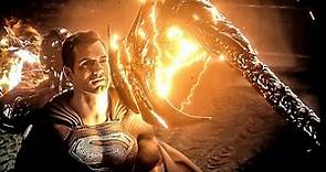 Superman llega a la batalla completa - La liga de la justicia de Zack Snyder