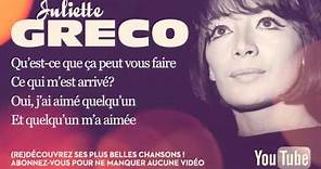 Juliette Gréco - Je suis comme je suis - Paroles (Lyrics)