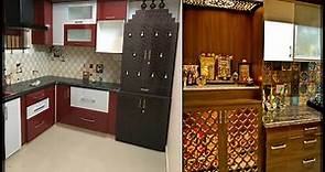 Pooja Rooms In Kitchen| Mandir Design In Kitchen| Small Space Small Pooja Cabinet Designs