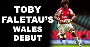 Toby Faletau's Wales Debut