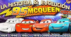 La Historia y Evolución Completa de "El Rayo Mcqueen" | Disney Cars