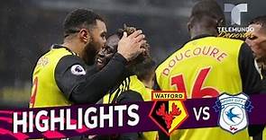 Watford vs. Cardiff City: 3-2 Goals & Highlights | Premier League | Telemundo Deportes