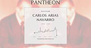 Carlos Arias Navarro Biography | Pantheon