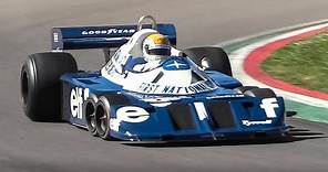 Legendary 6-wheeled 1977 Tyrrell P34 F1 Car at Imola Circuit!