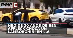 Hijo de Ben Affleck choca Lamborghini en Los Ángeles