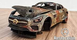 Destroyed MERCEDES Benz Amg GT - Incredible Restoration