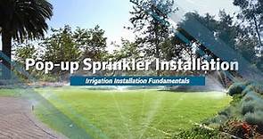 Hunter IIF Training: Pop-up Sprinkler installation