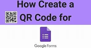 How To Create a QR Code for a Google Form