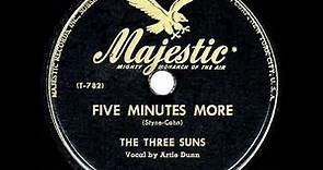1946 HITS ARCHIVE: Five Minutes More - Three Suns (Artie Dunn, vocal)