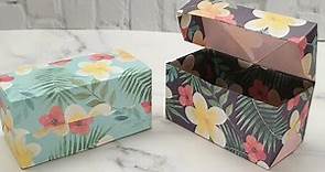 DIY禮物盒 |摺紙 | 折紙盒的方法 | 紙盒 | Origami Paper Box Gift Box ｜012