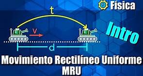 Movimiento Rectilíneo Uniforme (MRU) - Ejercicios Resueltos - Intro