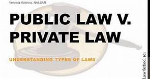 3 Private Law v Public Law | Introductory Course to Law