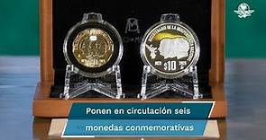 Así son las monedas para conmemorar Bicentenario de Independencia y fundación de Tenochtitlan