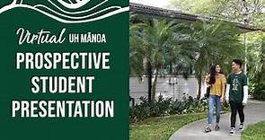 Learn About UH Mānoa - Undergraduate Admissions
