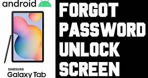 Android Forgot Password Pattern Pin Code Help - Android Tablet Forgot Password Factory Reset