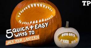 5 creative and easy ways to jack your Jack O Lantern | Halloween DIY
