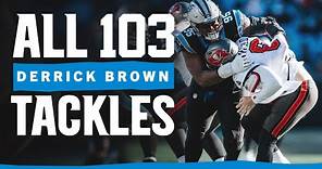 Watch All Of Derrick Brown's Tackles From 2023 | Carolina Panthers