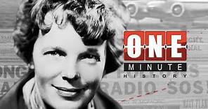 The Disappearance of Amelia Earhart & Fred Noonan - One Minute History