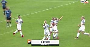 8. serierunde, Toppserien: Thea Bjelde med rundens mål