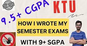 #KTU HOW TO PASS & GET #HIGH #CGPA IN ALL SEMESTER
