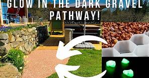 How To Build A Glow In The Dark Gravel Pathway // DIY Home Improvement
