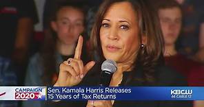 Kamala Harris Releases 15 Years Of Tax Returns
